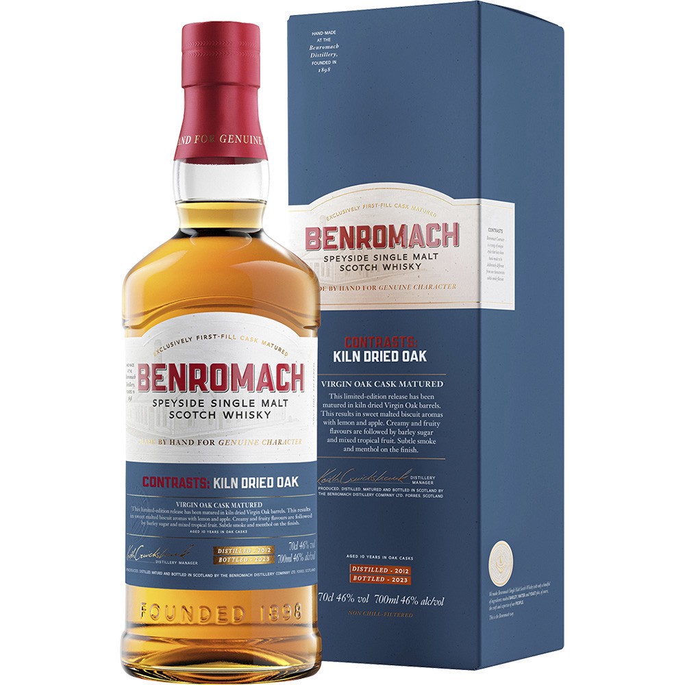 slide 1 of 1, Benromach Contrasts 10yr Kiln Drd, 700 ml