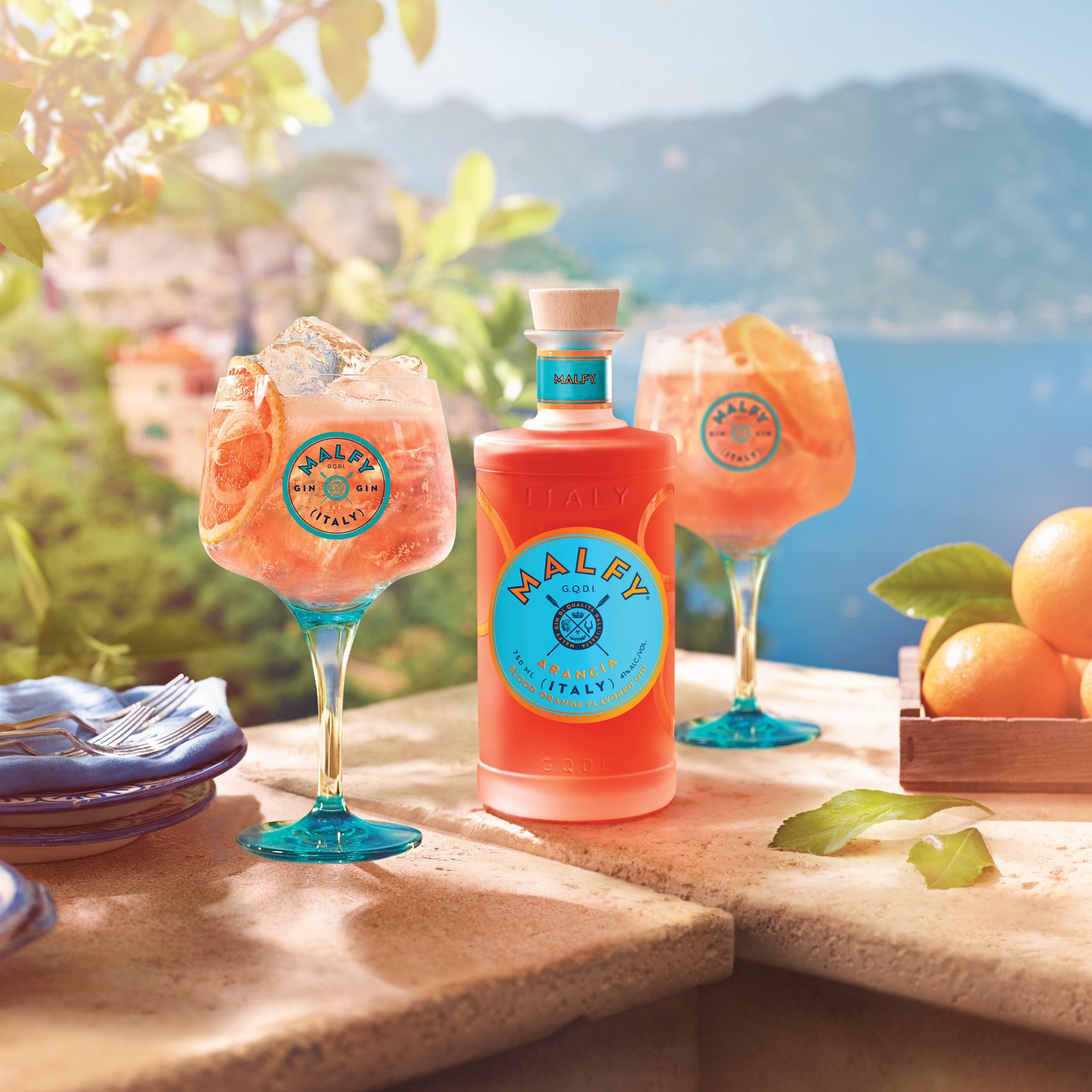 slide 5 of 10, Malfy Sicilian Blood Orange Con Arancia Flavored Gin, 750 ml