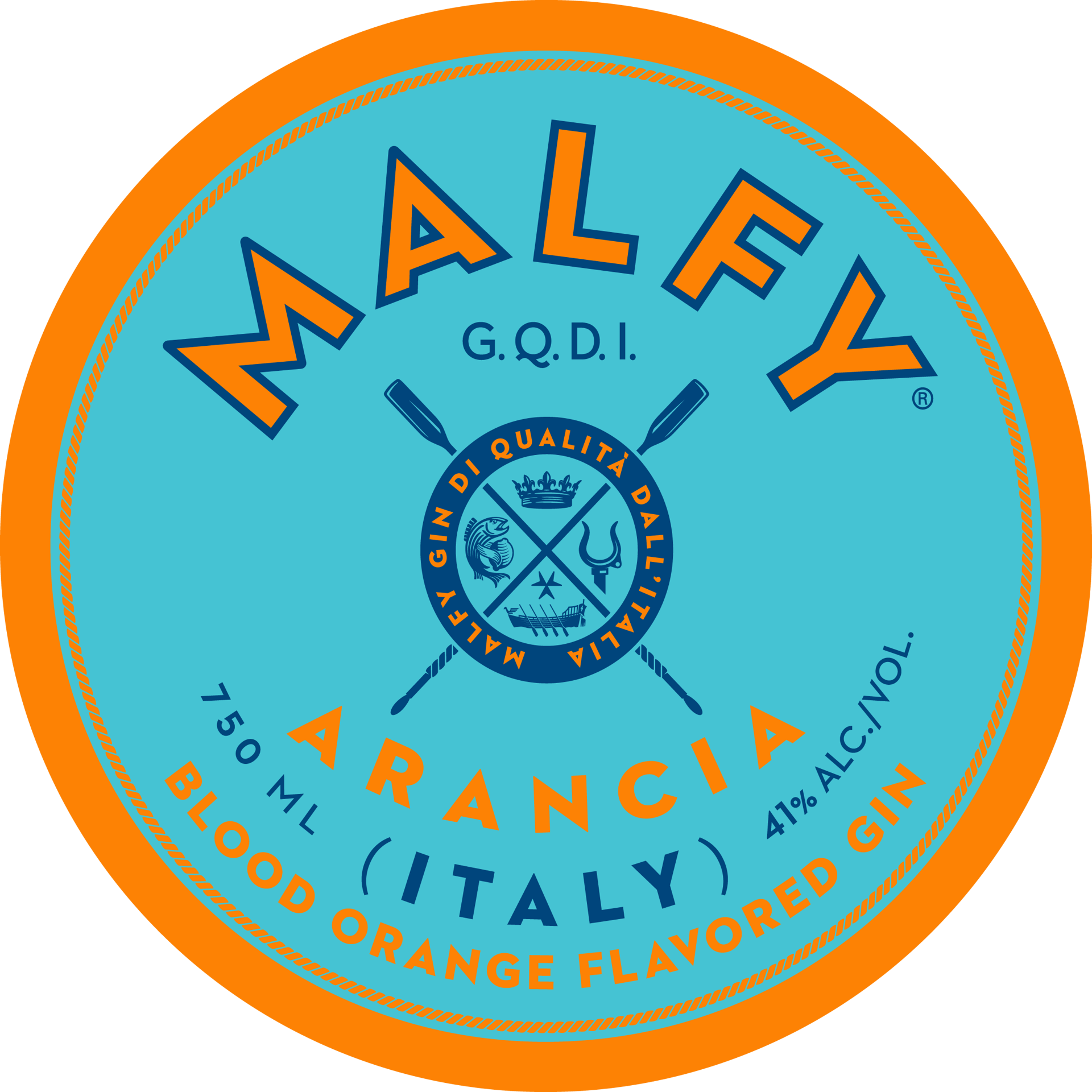 slide 3 of 10, Malfy Sicilian Blood Orange Con Arancia Flavored Gin, 750 ml