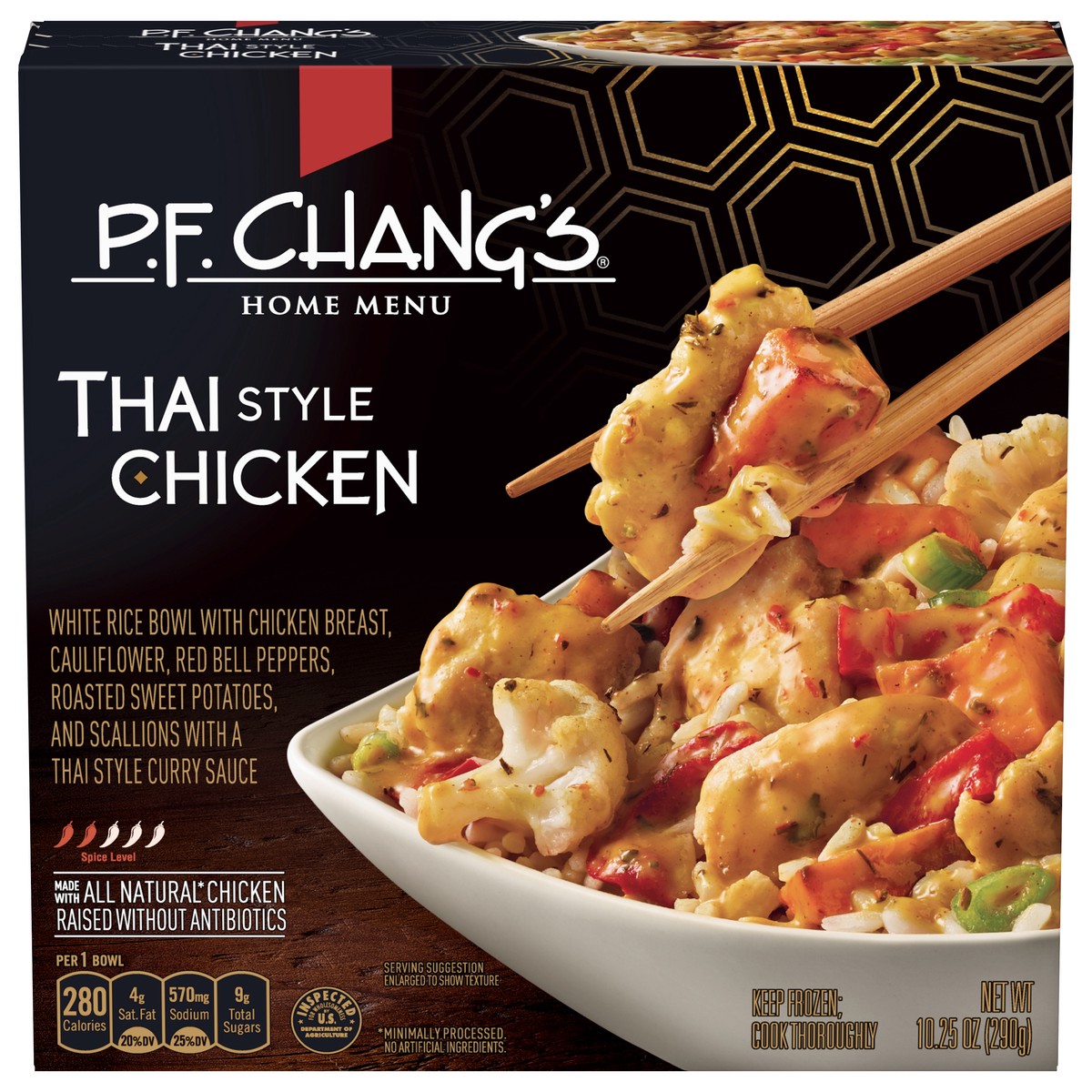 slide 1 of 9, P.F. Chang's Home Menu Thai Style Chicken, 10.25 oz