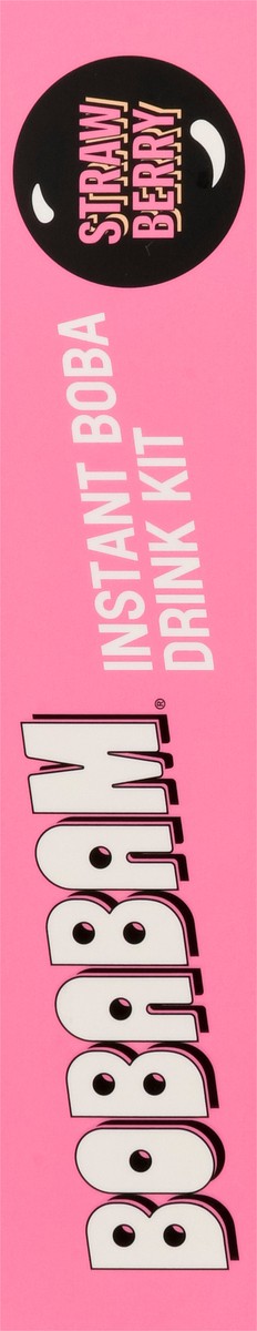 slide 3 of 9, Boba Bam Instant Strawberry Boba Drink Kit 4 Packs 4 ea, 4 ct