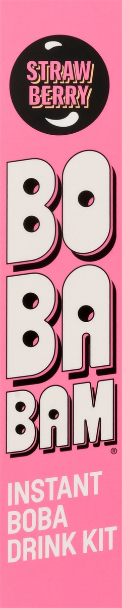 slide 4 of 9, Boba Bam Instant Strawberry Boba Drink Kit 4 Packs 4 ea, 4 ct