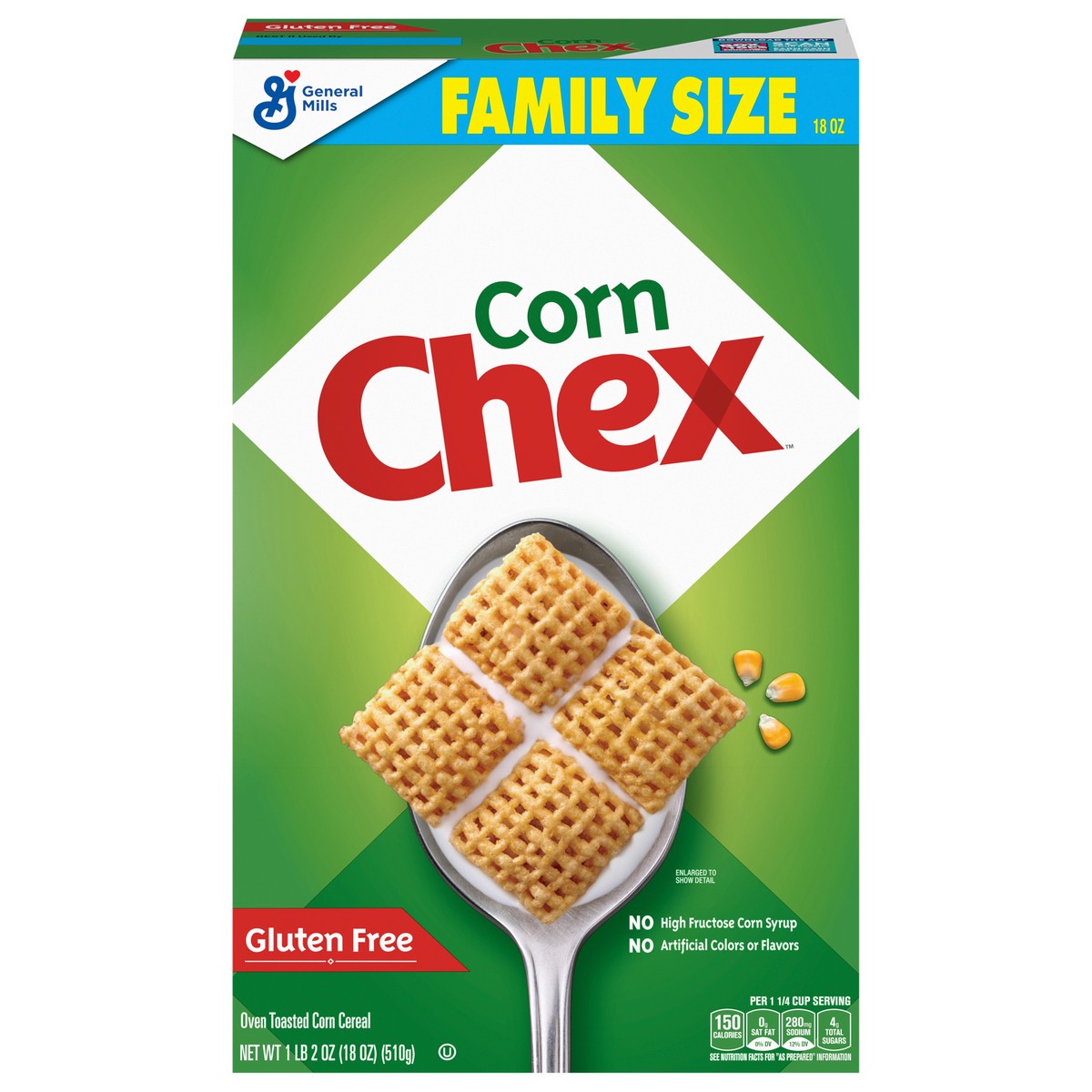 slide 1 of 13, Chex Gluten Free Breakfast Cereal, Homemade Chex Mix Ingredient, Family Size, 18 oz, 18 oz