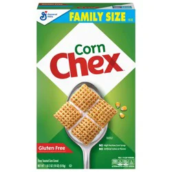 Corn Chex Gluten Free Breakfast Cereal, Homemade Chex Mix Ingredient, Family Size, 18 oz
