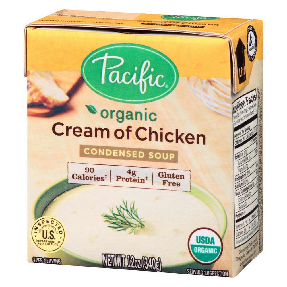 slide 6 of 9, Pacific Foods Organic Cream of Chicken Condensed Soup, 12 oz