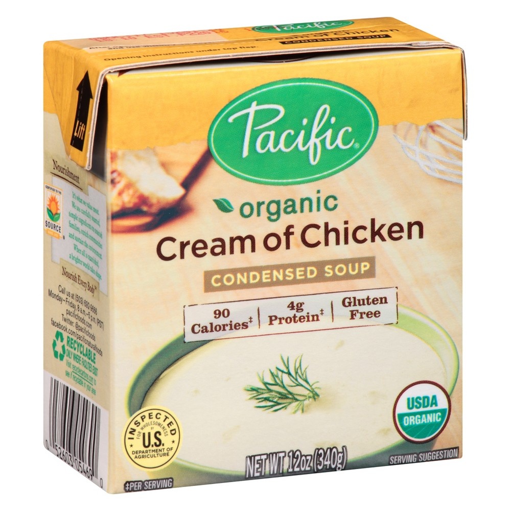 slide 8 of 9, Pacific Foods Organic Cream of Chicken Condensed Soup, 12 oz