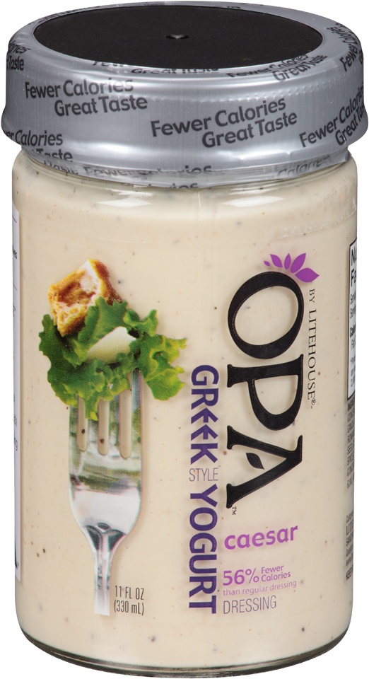 slide 1 of 1, OPA Caesar Greek Yogurt Dressing, 11 oz