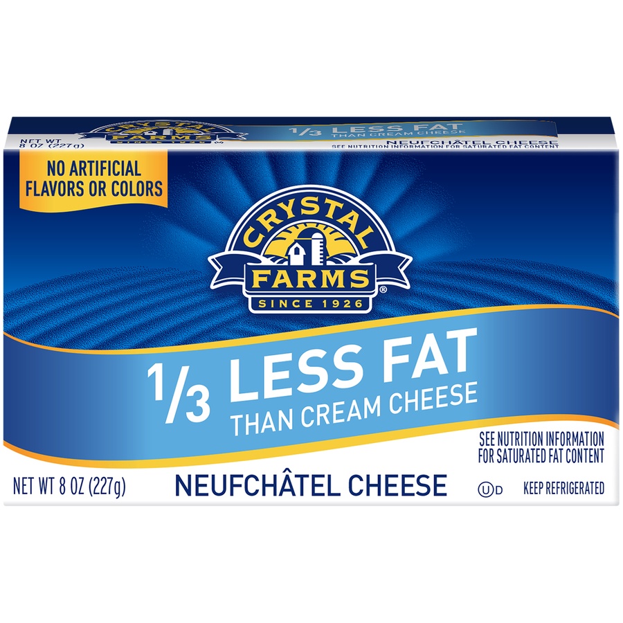 slide 1 of 1, Crystal Farms Wisconsin Cream Cheese - Neufachatel, 8 oz