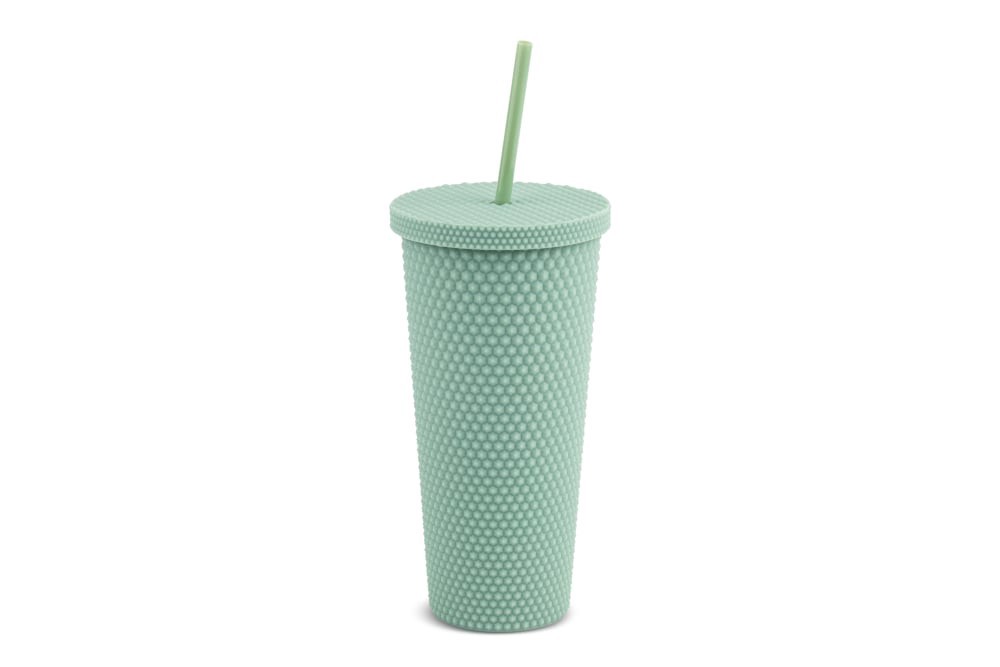 slide 3 of 3, Manna Studded Tumbler - Green, 24 oz