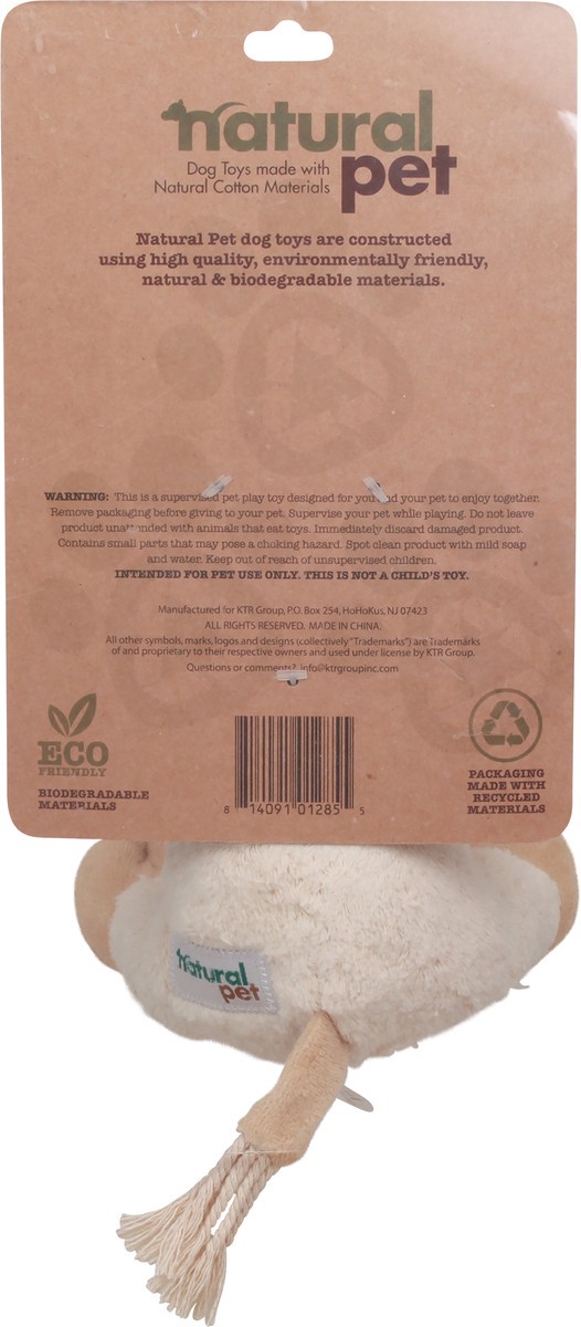 slide 10 of 10, natural pet Dog Toy 1 ea, 1 ct