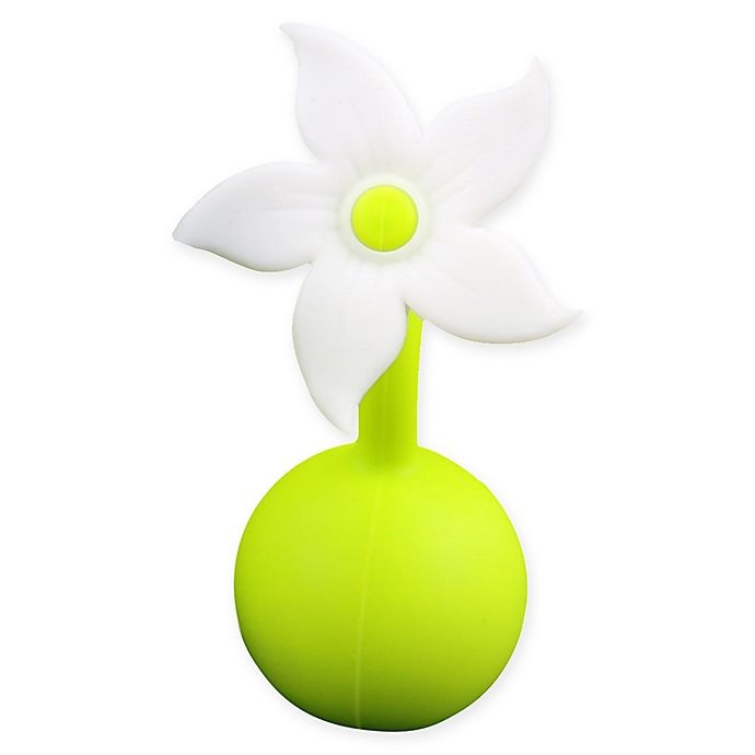 slide 1 of 4, Haakaa Silicone Breast Pump Flower Stopper - White, 1 ct
