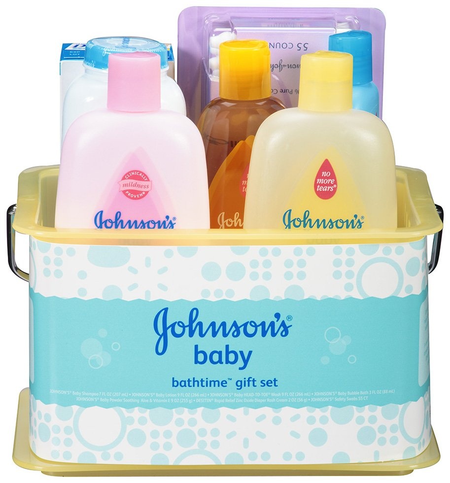 slide 1 of 1, Johnson's Baby Bathtime Gift Set, 7 ct