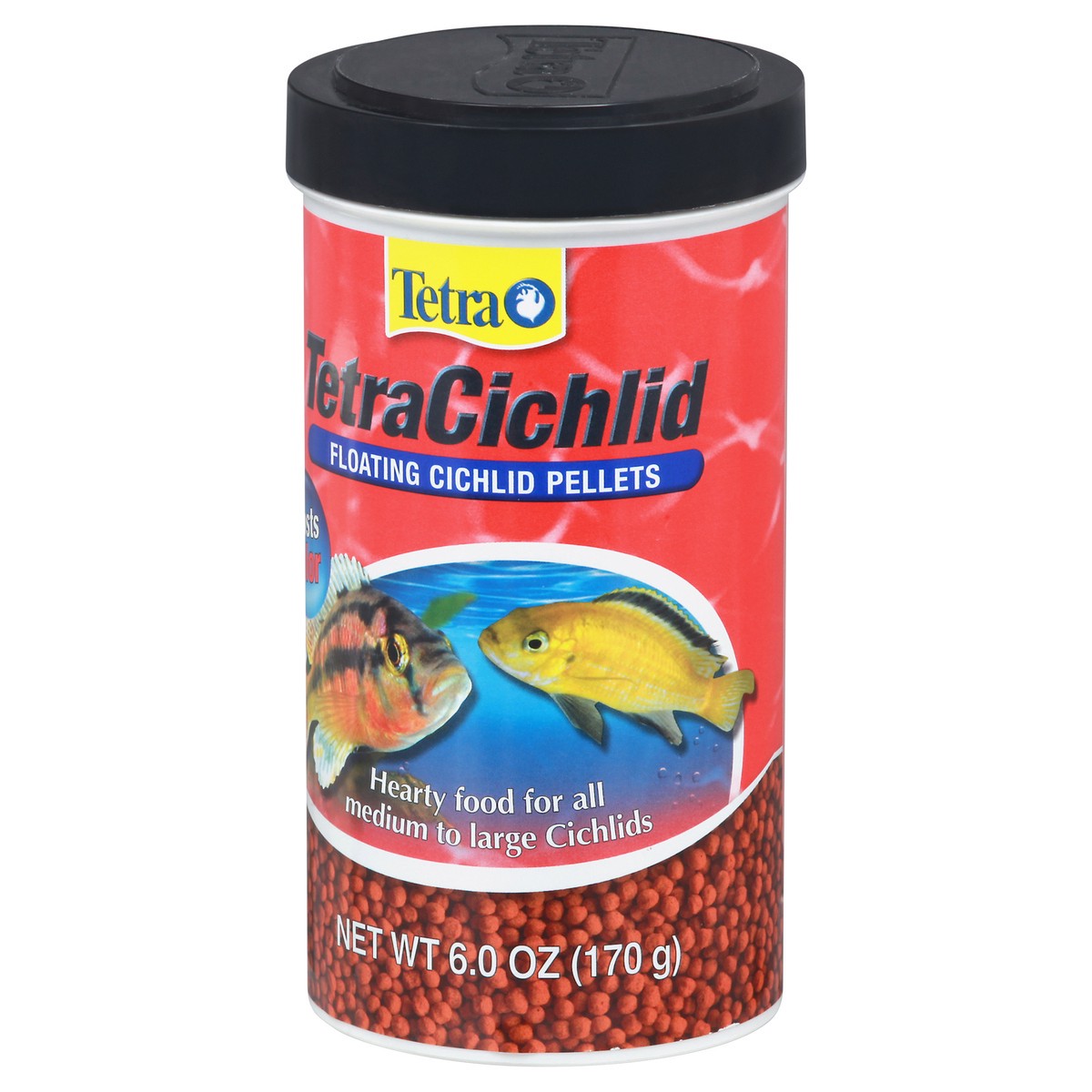 slide 4 of 8, Tetra Floating Cichlid Floating Pellets, 6 oz