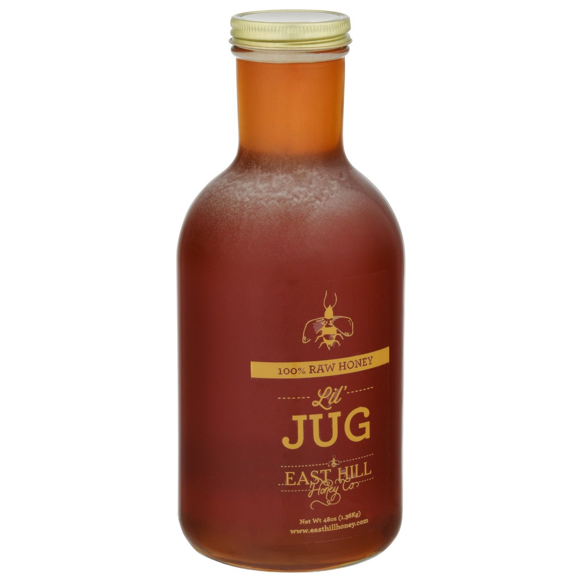 slide 4 of 9, East Hill Honey Co. Lil' Jug 100% Raw Honey 48 oz, 48 oz