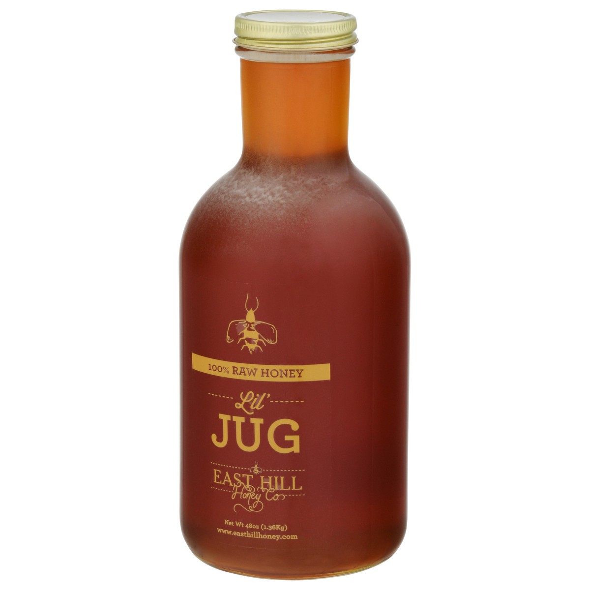 slide 2 of 9, East Hill Honey Co. Lil' Jug 100% Raw Honey 48 oz, 48 oz