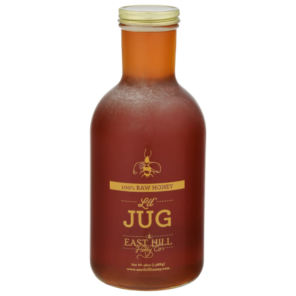 slide 1 of 9, East Hill Honey Co. Lil' Jug 100% Raw Honey 48 oz, 48 oz