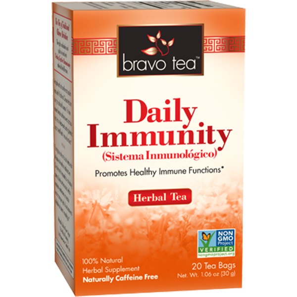 slide 1 of 1, Bravo Tea Daily Immunity, 20 Tea Bags, 1 ct
