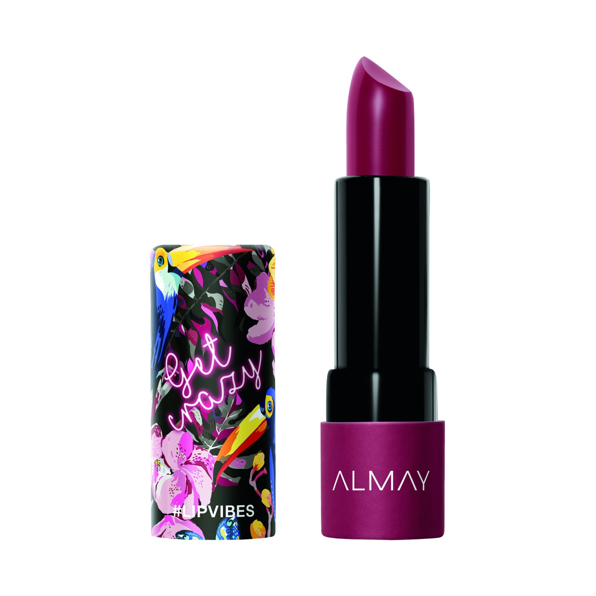 slide 1 of 1, Almay Lip Vibes Matte Lipstick, Get Crazy, 0.14 oz