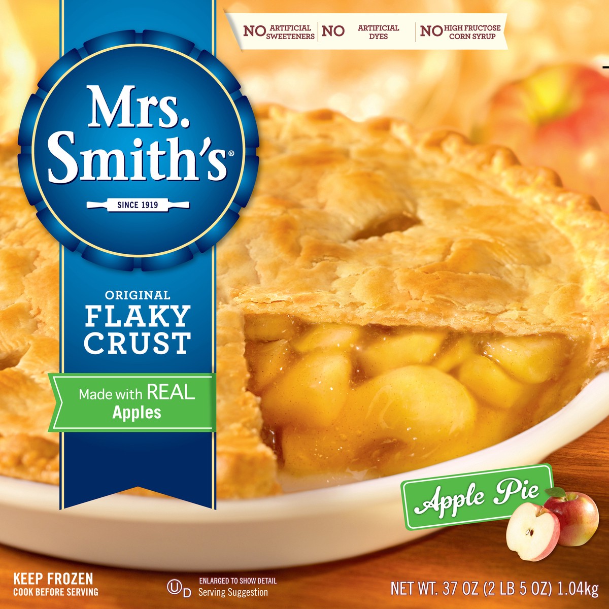 slide 8 of 9, Mrs. Smith's Original Flaky Crust Apple Pie, 2.31 lb