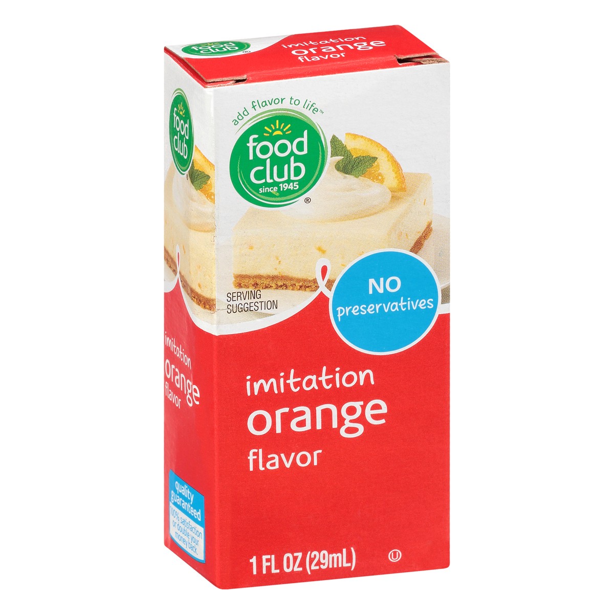 slide 2 of 9, Food Club Imitation Orange Flavor, 1 oz