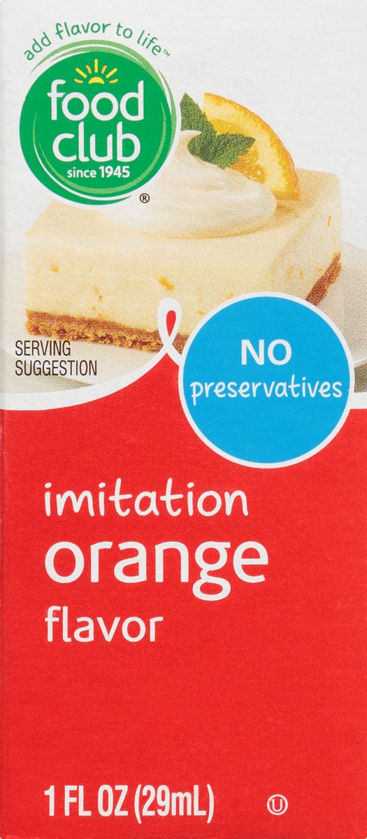 slide 8 of 9, Food Club Imitation Orange Flavor, 1 oz