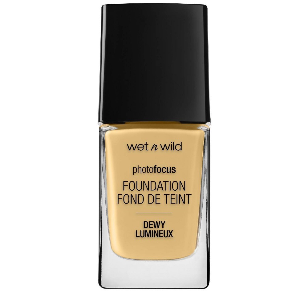 slide 2 of 3, Wet N Wild Photo Focus Dewy Foundation, Golden Beige, 0.95 oz