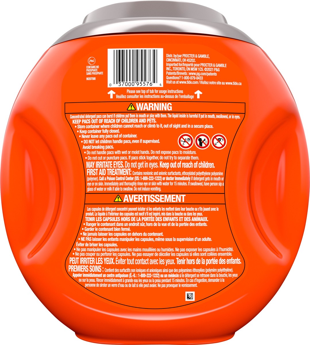 slide 3 of 4, Tide PODS Liquid Laundry Detergent Soap Pacs, 4-n-1 with Febreze, HE Compatible, 61 Count, Fights even week old Odors, Sport Odor Defense, 61 ct