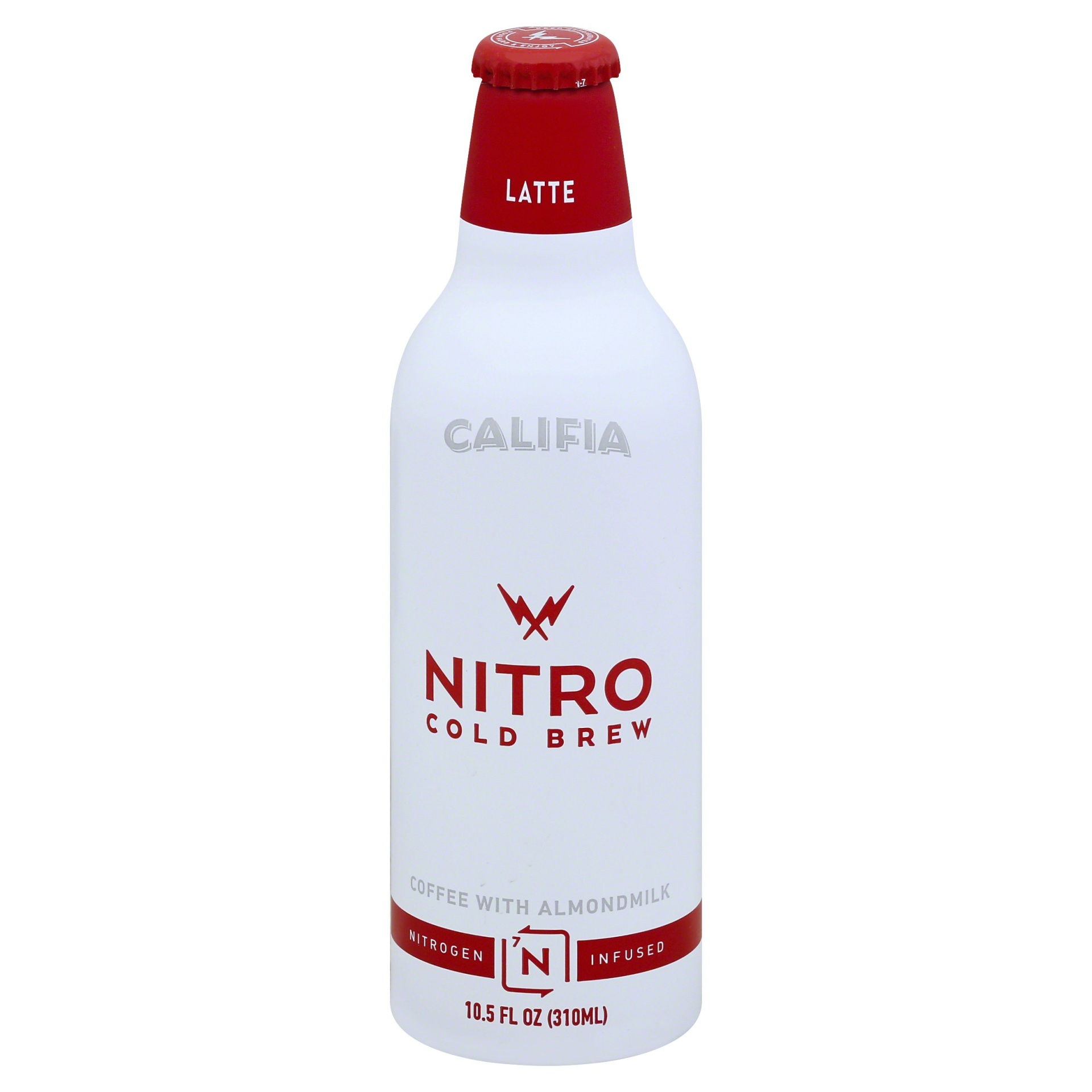 slide 1 of 1, Califia Farms Latte Nitro Cold Brew Coffee with Almond Milk, 10.5 fl oz