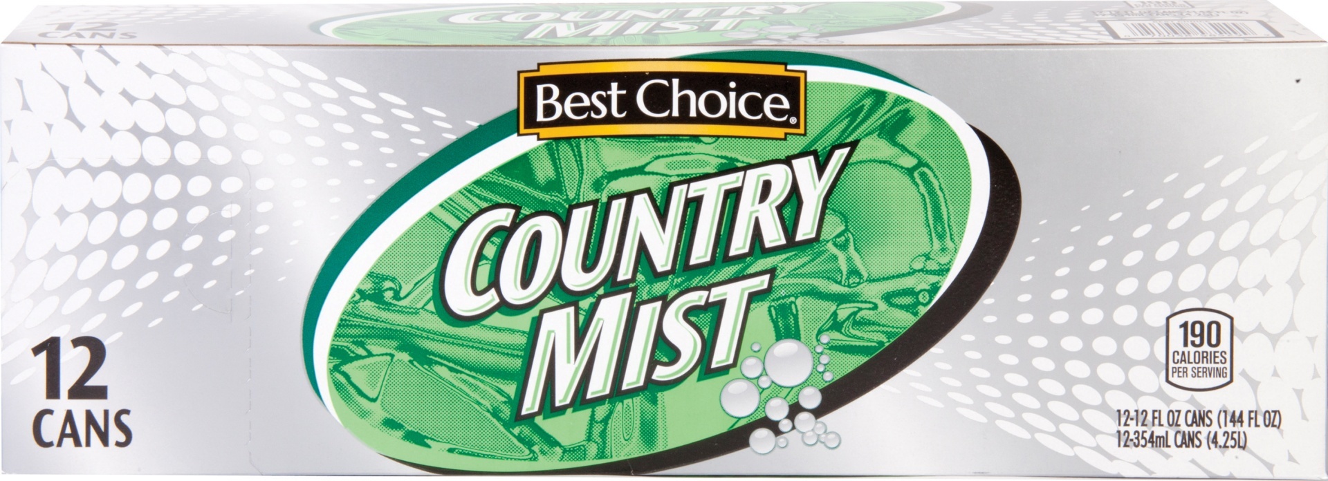 slide 1 of 1, Best Choice Country Mist Soda, 144 oz