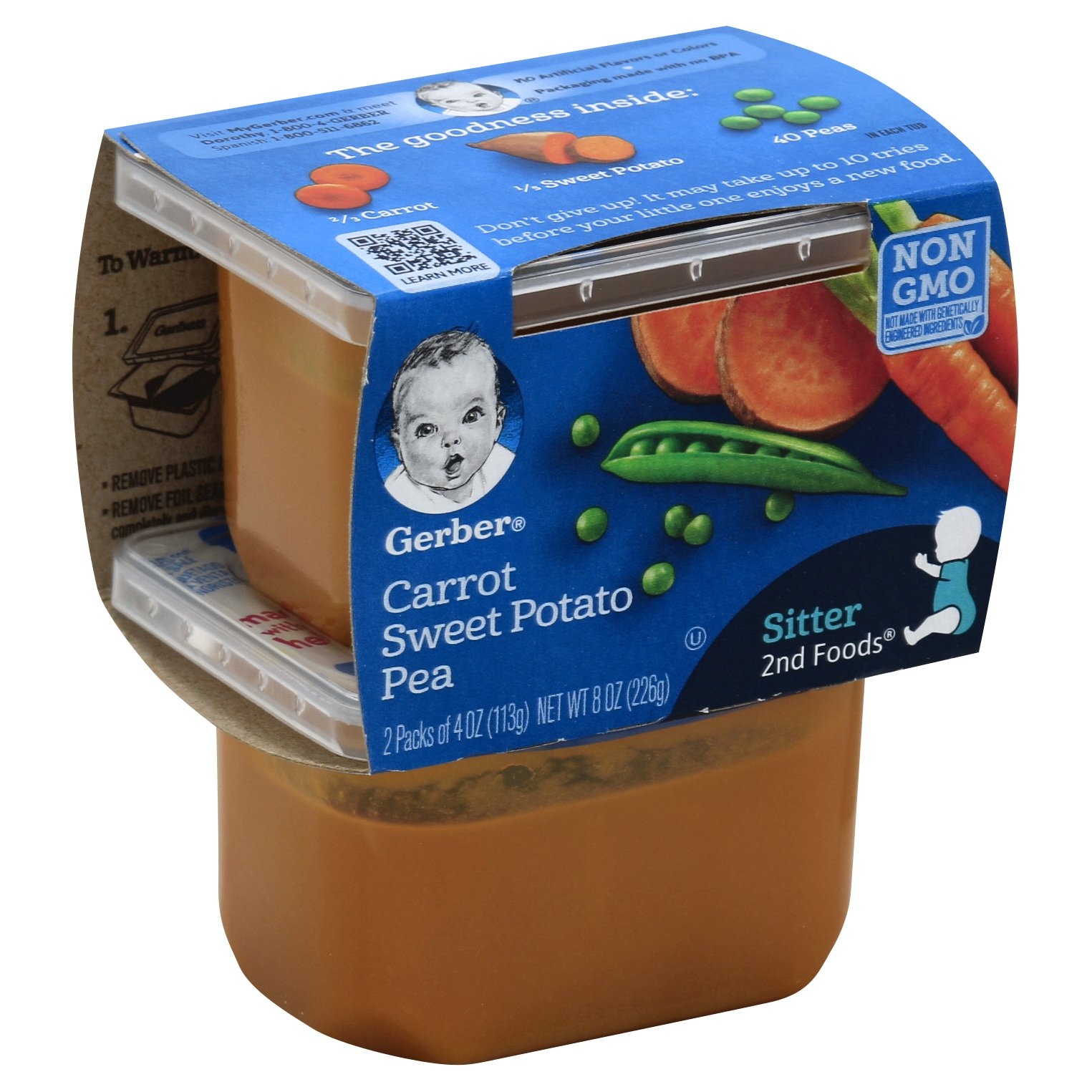 Gerber 2nd Foods Mixed Vegetables 2 ct; 3.5 oz | Shipt