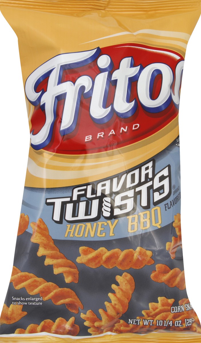slide 5 of 6, Fritos Corn Chips Honey BBQ Twists, 10.25 oz