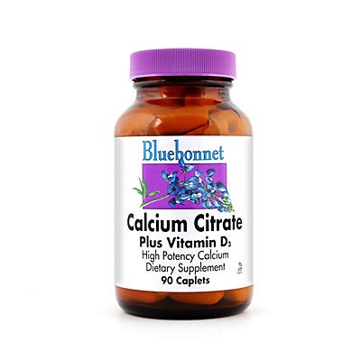 slide 1 of 1, Bluebonnet Nutrition Calcium Citrate Vitamin D3, 90 ct
