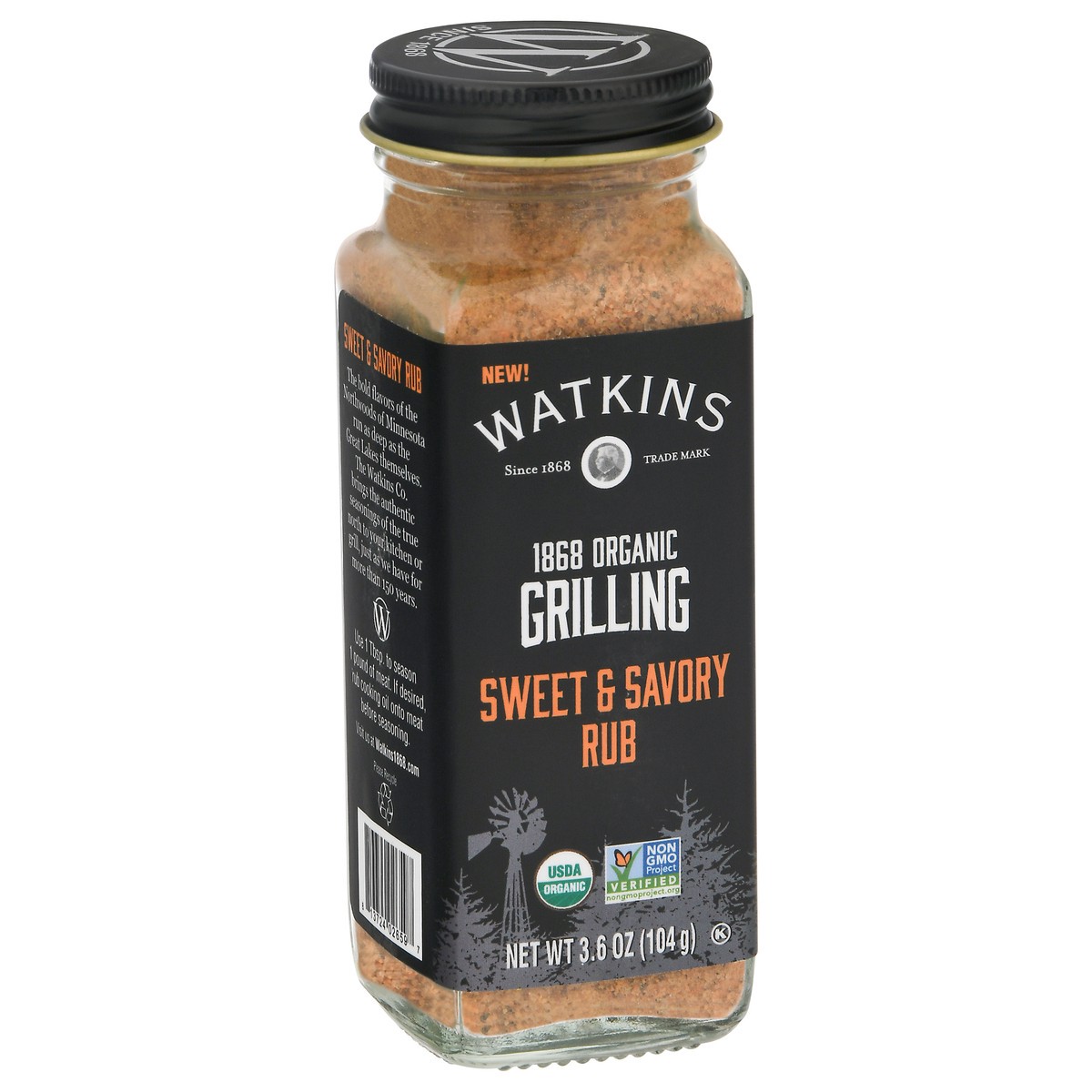 slide 6 of 9, Watkins Grill Seasoning Sweet Savory, 3.6 oz