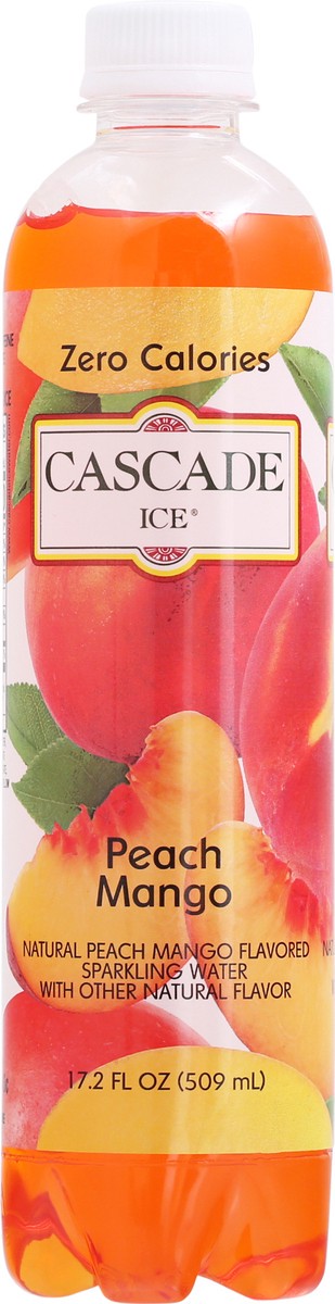 slide 8 of 9, Cascade Ice Peach Mango Sparkling Water 17.2 fl oz Bottle, 17 oz