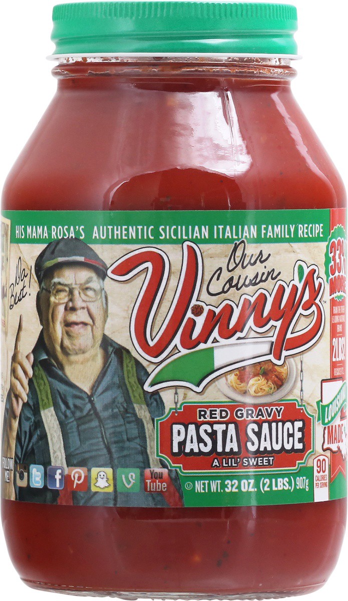 slide 3 of 9, Our Cousin Vinny's Red Grvy Pasta Sa, 32 oz