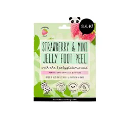 Oh K! Strawberry & Mint Strawberry Scent Jelly Foot Peel with AHA & Polyglutamic Acid - 1 ea