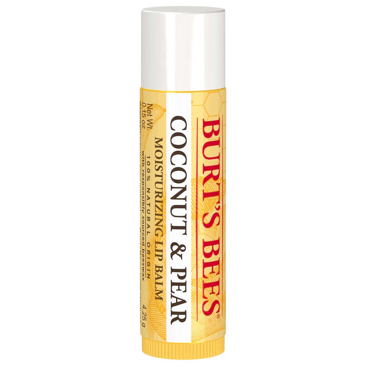 slide 1 of 5, Burt's Bees Moisturizing Coconut & Pear Lip Balm 0.15 oz, 0.15 oz