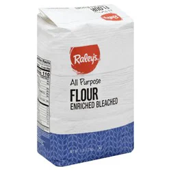 Raley's Flour, Bleached, 80 oz