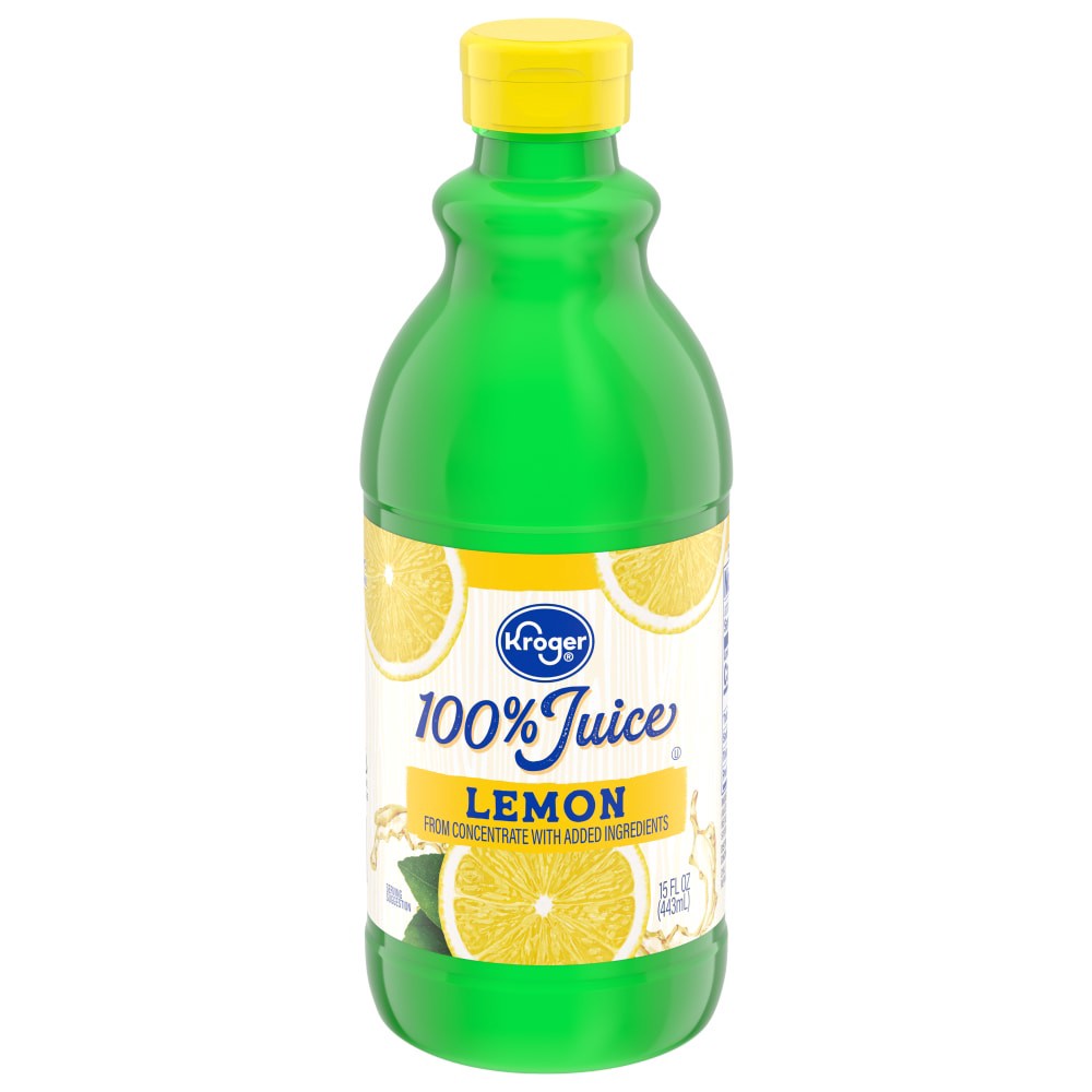 slide 1 of 1, Kroger Lemon Juice - 15 fl oz, 15 fl oz
