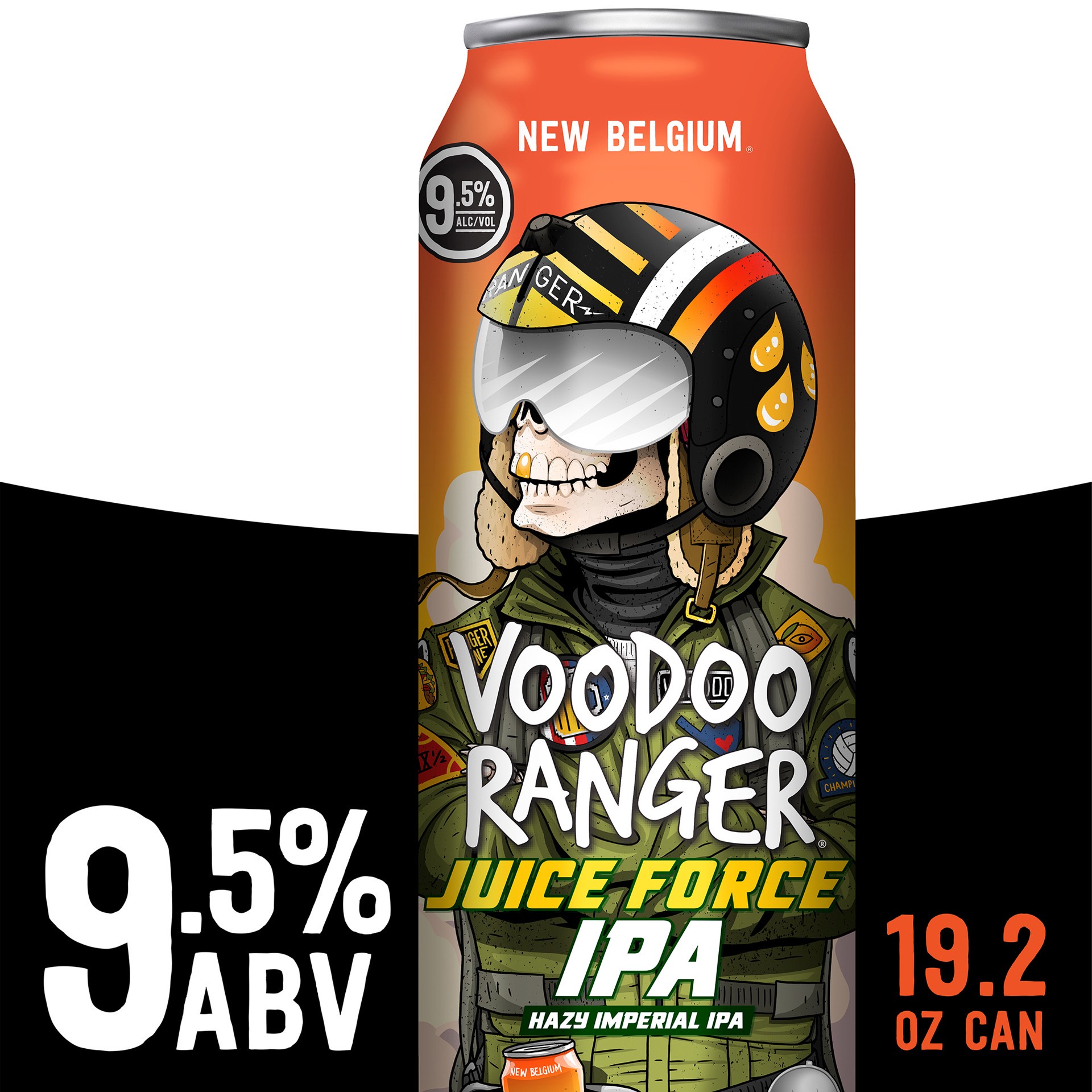 slide 1 of 9, Voodoo Ranger Juice Force Hazy Imperial IPA Beer, 19.2 fl oz Can, 19.20 fl oz