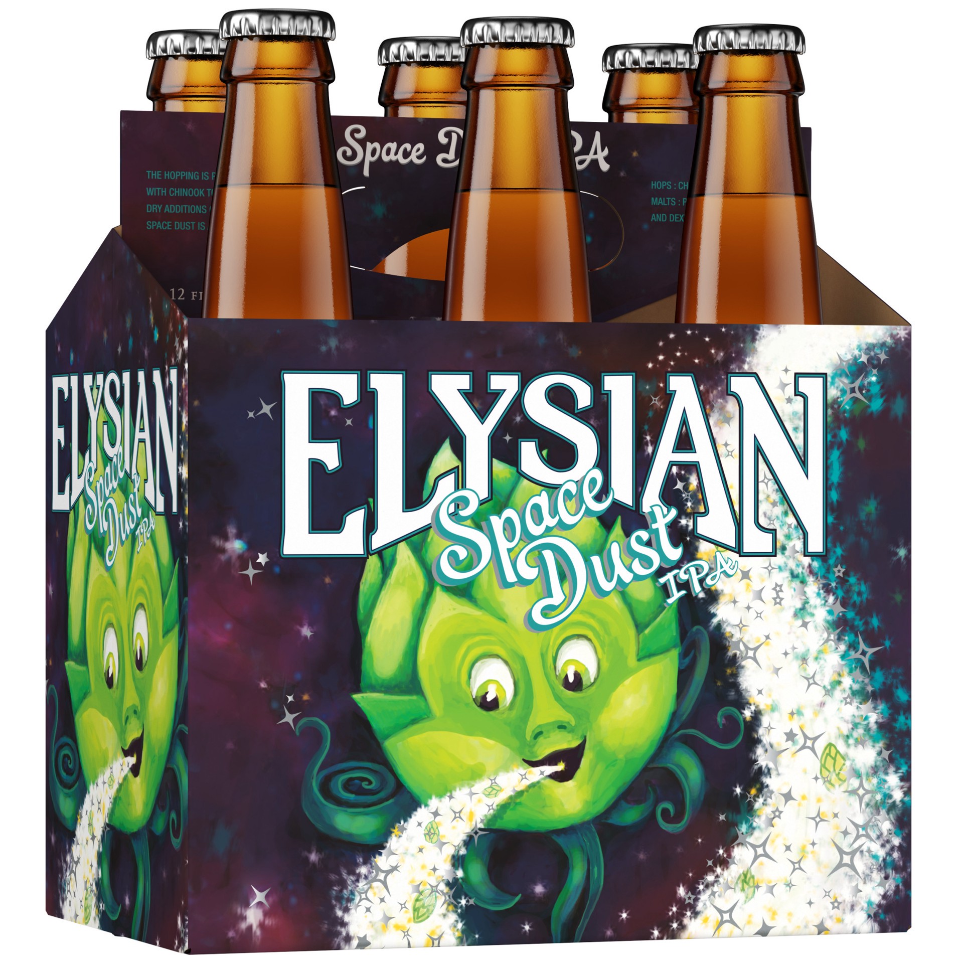 slide 1 of 97, Elysian Space Dust IPA Craft Beer, India Pale Ale, 6 Pack Beer, 12 FL OZ Bottles, 6 ct; 12 oz