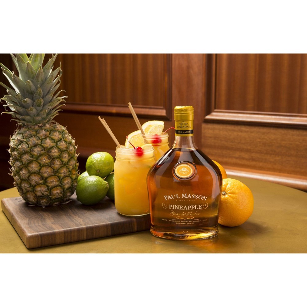 slide 3 of 3, Paul Masson Pineapple Brandy, 750ml Bottle, 54 Proof, 750 ml