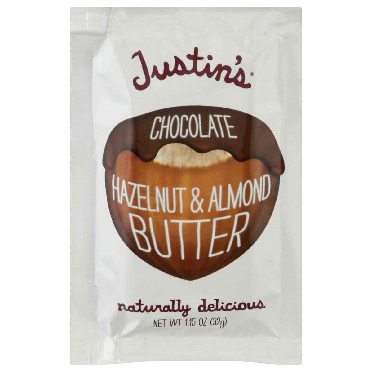 slide 1 of 3, Justin's Chocolate Hazelnut & Almond Butter 1.15 oz, 1.15 oz