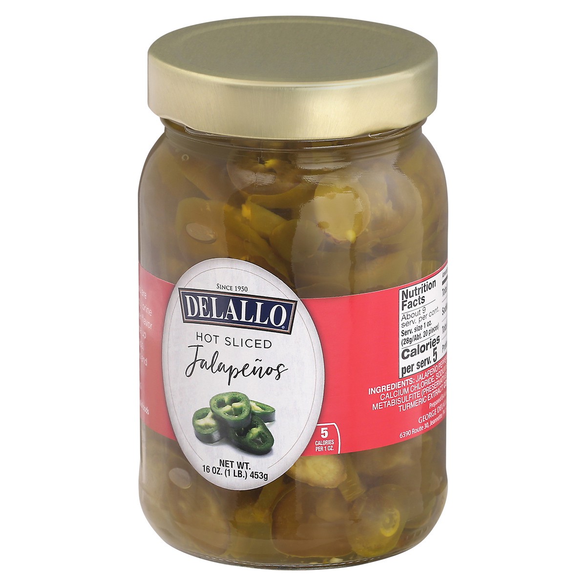 slide 3 of 9, DeLallo Xdk-Dlo Hot Sli Jalapeno Pepper, 16 oz