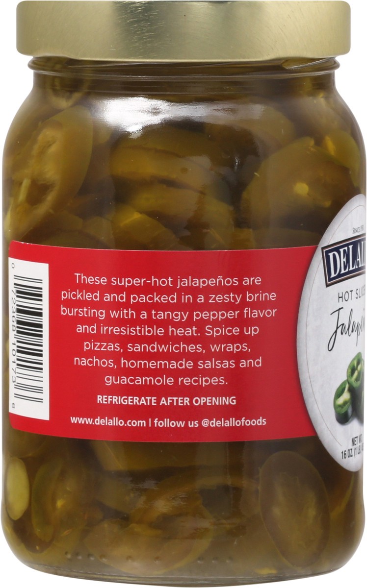slide 7 of 9, DeLallo Xdk-Dlo Hot Sli Jalapeno Pepper, 16 oz