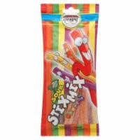 slide 1 of 3, Paskesz 4 Color Candy Sour Stix Mix, 3.5 oz