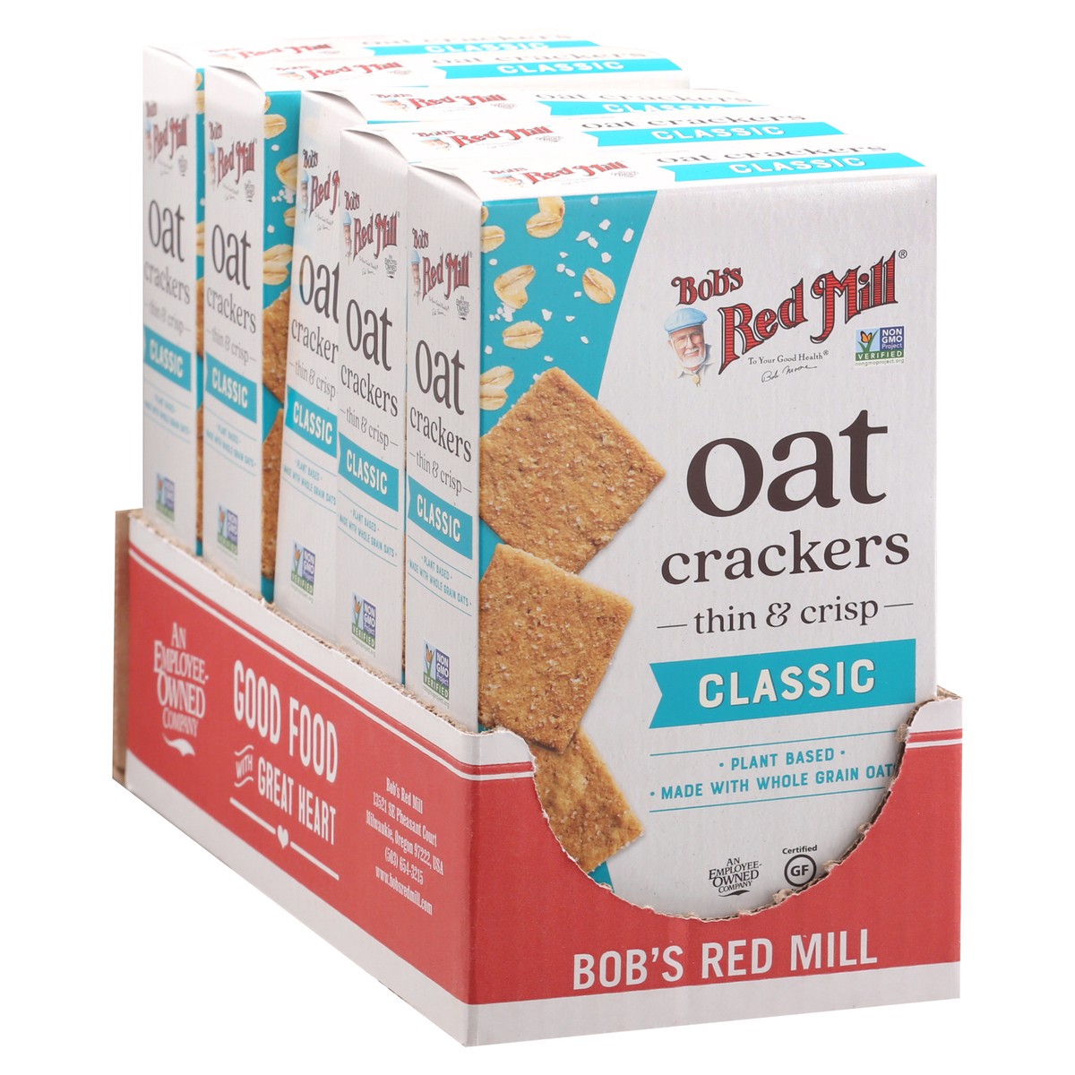 slide 2 of 8, Bob's Red Mill Classic Oat Crackers 1 ea, 1 ct