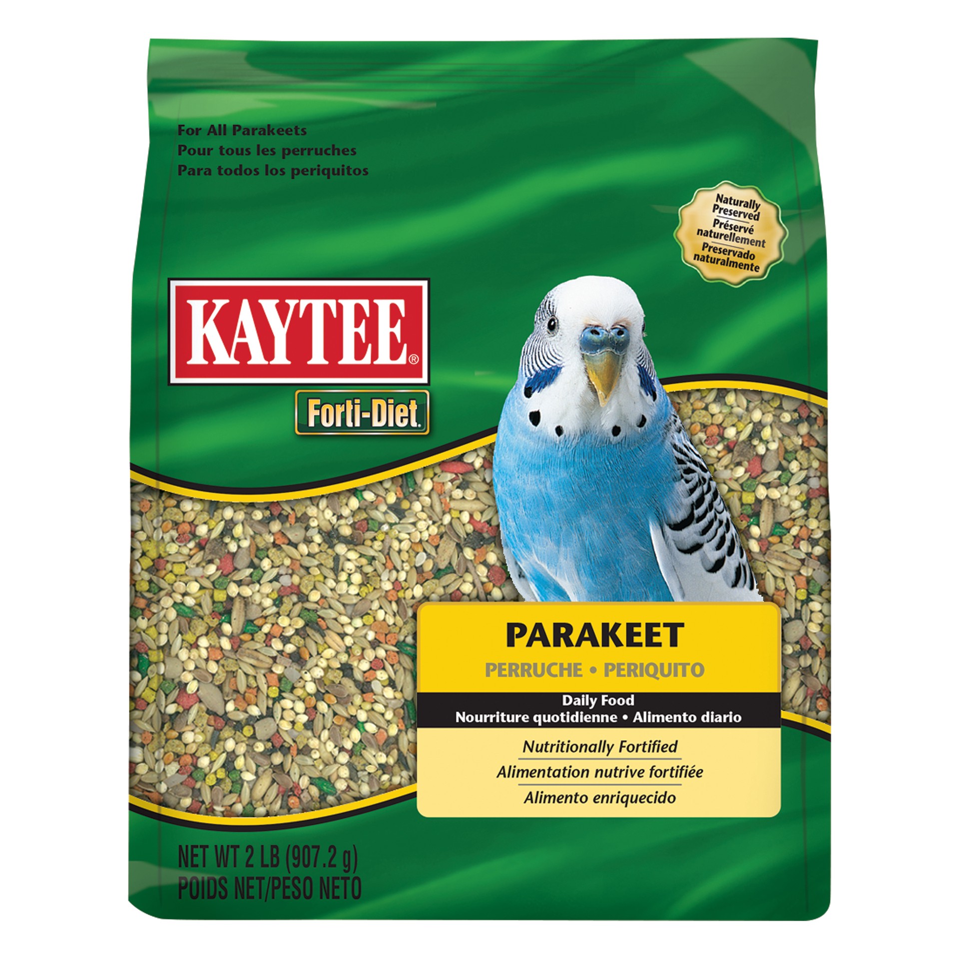 slide 1 of 3, Kaytee Fortidiet Parakeet Food, 2 lb