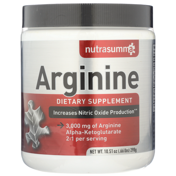 slide 1 of 1, Nutrasumma Arginine Plus Powder, 10.35 oz