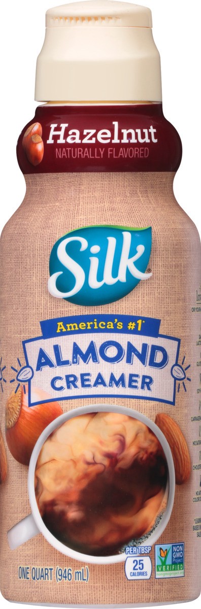 slide 6 of 7, Silk Hazelnut Almond Creamer, 32 fl oz